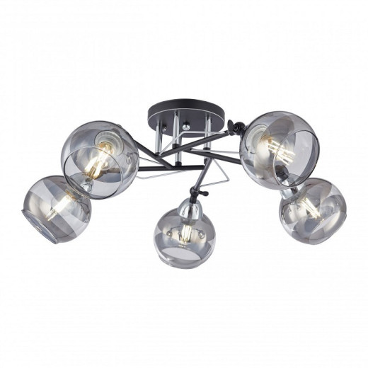 Потолочная люстра Arte Milano AMALFI-323685 323685/5B BK+CR