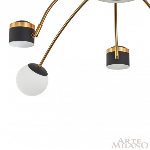 Потолочная люстра Arte Milano Ferrara-71040 272040/10 BK/GD