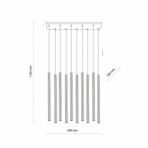 Потолочная люстра TK Lighting  11488
