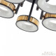 Потолочная люстра Arte Milano Ferrara-71040 271040/5R BK/GD