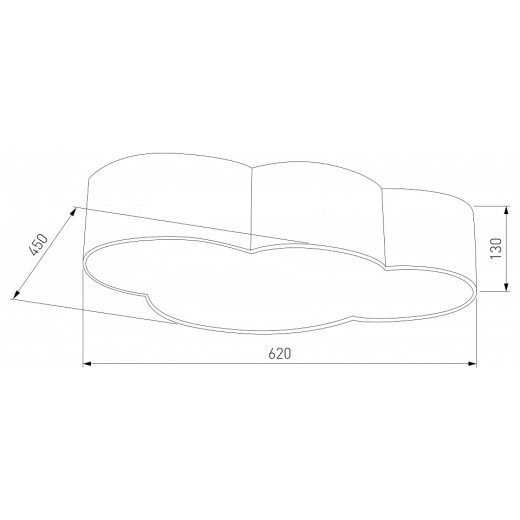 Накладной светильник TK Lighting Cloud 6072 Cloud