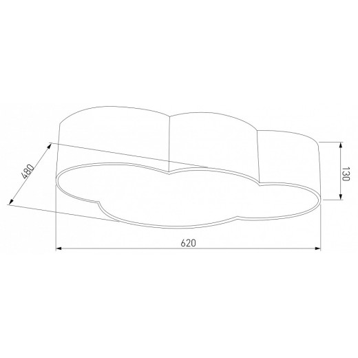 Накладной светильник TK Lighting Cloud 3145 Cloud