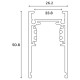 Трек накладной Hesby Lighting ElDeko HSBL_0266