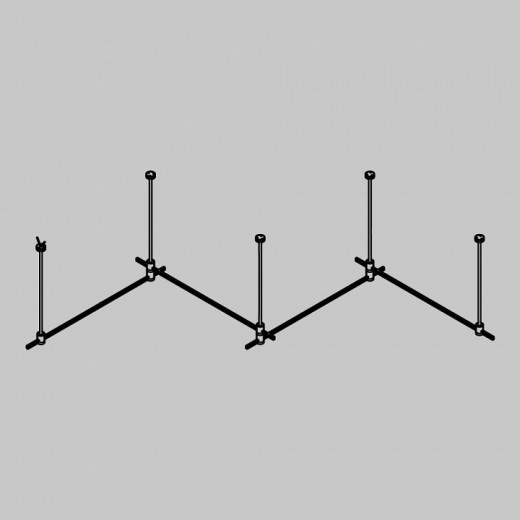 Трек накладной Maytoni Technical Готовая конструкция TFC-Flar-L02-BS
