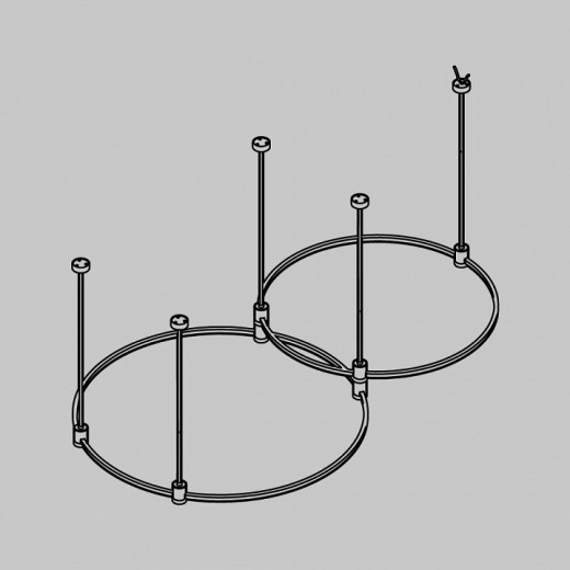 Трек накладной Maytoni Technical Готовая конструкция TFC-Flar-M01-BS