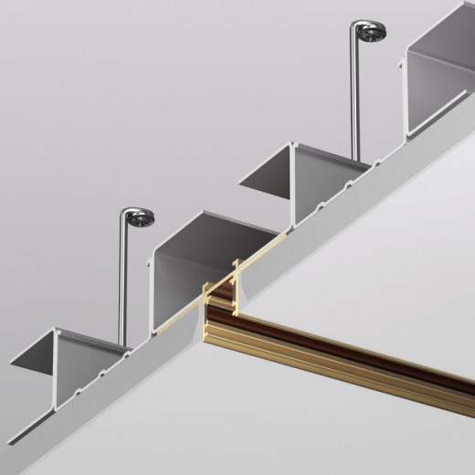 Трек встраиваемый Denkirs SHINE HIDE TR5702-SB