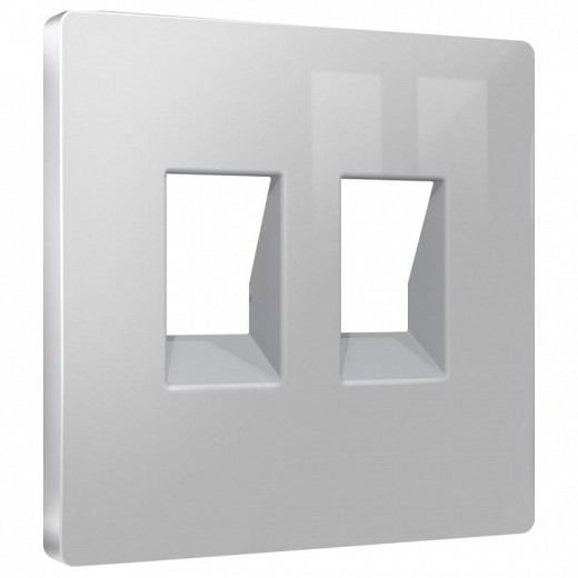 Накладка для розетки RJ-11 или RJ-45 Ambrella Volt ALFA AP4121