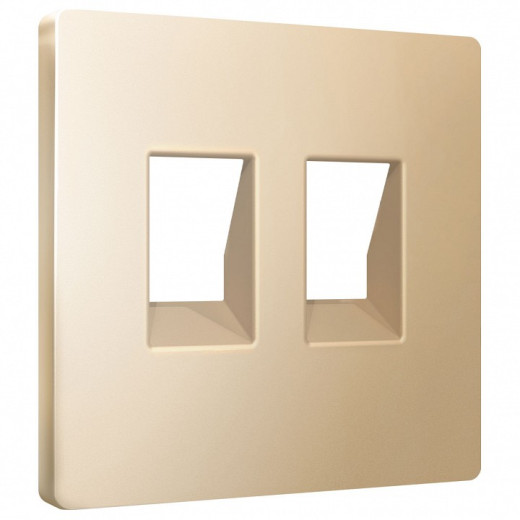 Накладка для розетки RJ-11 или RJ-45 Ambrella Volt ALFA AP6121