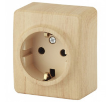 Накладка для розетки с заземлением и со шторками Эра Эра Эксперт 11-2204-11