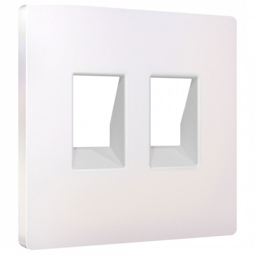 Накладка для розетки RJ-11 или RJ-45 Ambrella Volt ALFA AP2121