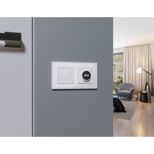 Накладка для терморегулятора электромеханического для теплого пола Ambrella Volt ALFA AP1058