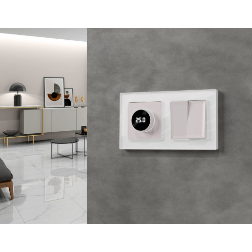 Накладка для терморегулятора электромеханического для теплого пола Ambrella Volt ALFA AP2058