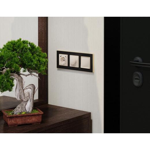 Накладка для терморегулятора электромеханического для теплого пола Ambrella Volt ALFA AP3057