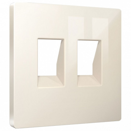 Накладка для розетки RJ-11 или RJ-45 Ambrella Volt ALFA AP3121