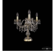 Настольная лампа декоративная Bohemia Ivele Crystal 1403 1403L/3/141-39 G