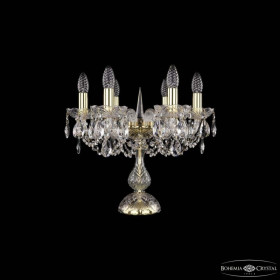 Настольная лампа декоративная Bohemia Ivele Crystal 1402 1402L/6/141-39 G