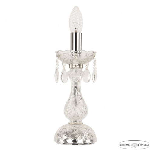 Настольная лампа декоративная Bohemia Ivele Crystal 101 101L/1-27 Ni