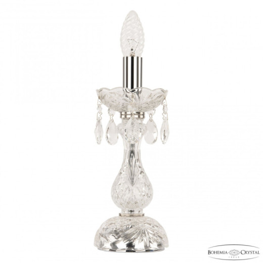 Настольная лампа декоративная Bohemia Ivele Crystal 101 101L/1-27 Ni