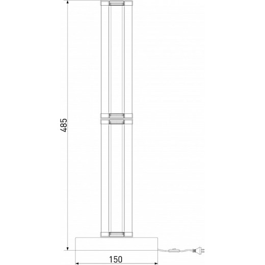 Настольная лампа декоративная Eurosvet Stark 80536/1 латунь