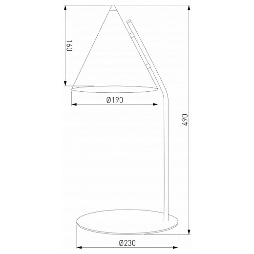 Настольная лампа декоративная TK Lighting Cono 16009 Cono