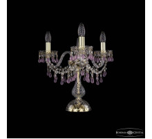 Настольная лампа декоративная Bohemia Ivele Crystal 1410 1410L/3/141-39 G V7010
