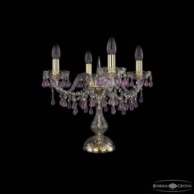 Настольная лампа декоративная Bohemia Ivele Crystal 1410 1410L/4/141-39 G V7010