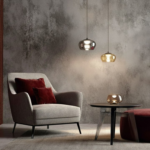 Настольная лампа декоративная Denkirs FLOA DK6747-BK+AM