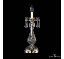 Настольная лампа декоративная Bohemia Ivele Crystal 1403 1403L/1-35 G