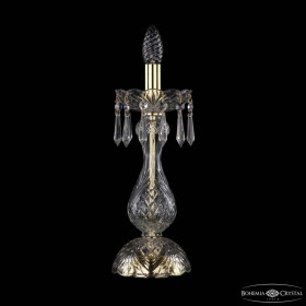 Настольная лампа декоративная Bohemia Ivele Crystal 1403 1403L/1-35 G
