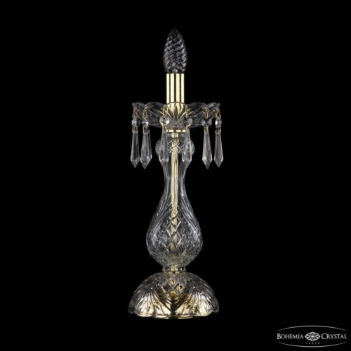 Настольная лампа декоративная Bohemia Ivele Crystal 1403 1403L/1-35 G