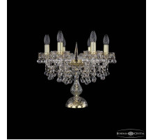 Настольная лампа декоративная Bohemia Ivele Crystal 1409 1409L/6/141-39 G