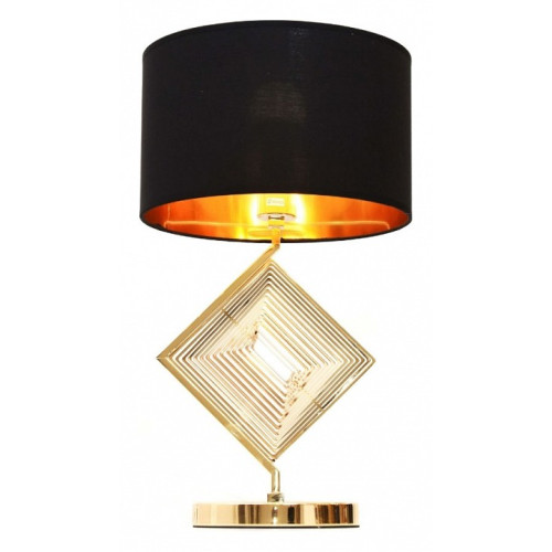 Настольная лампа декоративная LUMINA DECO Fabi LDT 5529 F.GD+BK