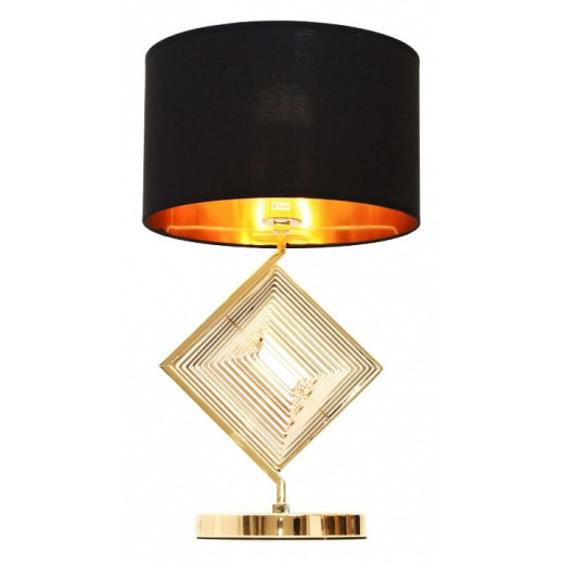 Настольная лампа декоративная LUMINA DECO Fabi LDT 5529 F.GD+BK