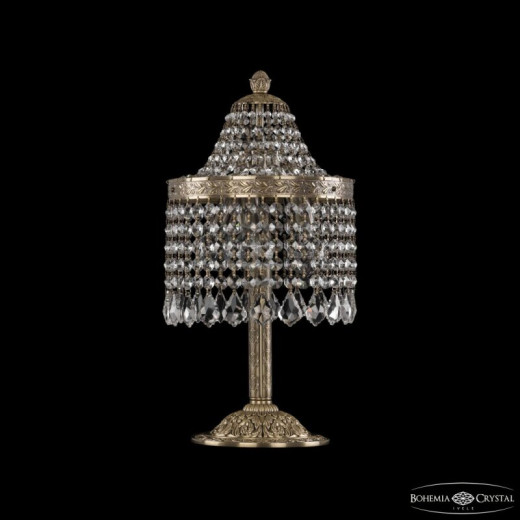 Настольная лампа декоративная Bohemia Ivele Crystal 1920 19201L6/H/20IV Pa Leafs