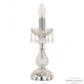 Настольная лампа декоративная Bohemia Ivele Crystal 112 112L/1-27 Ni V0300
