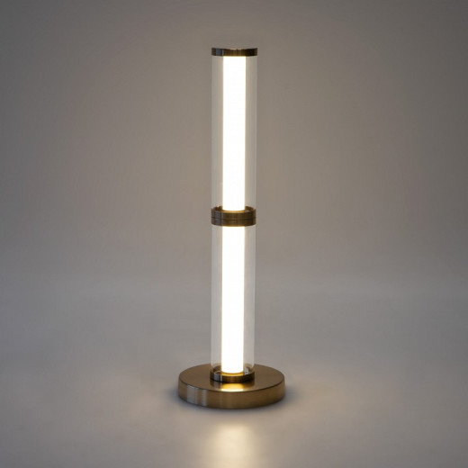 Настольная лампа декоративная Eurosvet Stark 80536/1 латунь