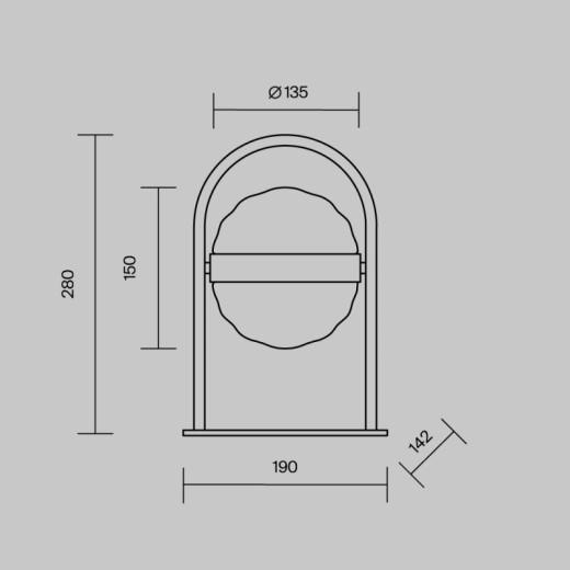 Настольная лампа декоративная Maytoni Misterio MOD379TL-L4B3K