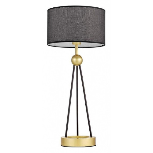 Настольная лампа декоративная LUMINA DECO Belforte LDT 5527 GD+BK