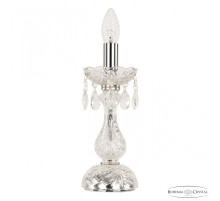 Настольная лампа декоративная Bohemia Ivele Crystal 105 105L/1-27 Ni