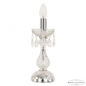 Настольная лампа декоративная Bohemia Ivele Crystal 105 105L/1-27 Ni