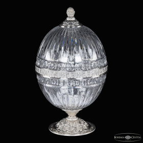 Настольная лампа декоративная Bohemia Ivele Crystal 5680 5680L/18 Ni Clear/M-1G