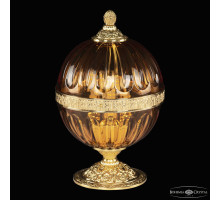 Настольная лампа декоративная Bohemia Ivele Crystal 5680 5680L/17 G Amber/M-1H