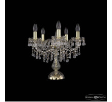 Настольная лампа декоративная Bohemia Ivele Crystal 1410 1410L/5/141-39 G V0300