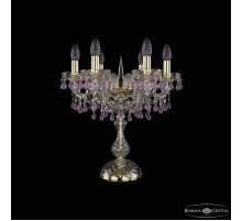Настольная лампа декоративная Bohemia Ivele Crystal 1410 1410L/6/141-47 G V7010