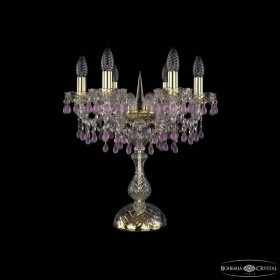 Настольная лампа декоративная Bohemia Ivele Crystal 1410 1410L/6/141-47 G V7010