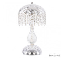 Настольная лампа декоративная Bohemia Ivele Crystal 1478 14781L1/22 Ni R