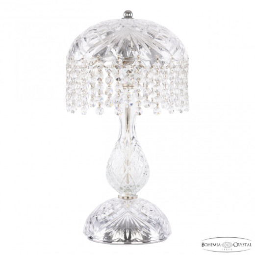 Настольная лампа декоративная Bohemia Ivele Crystal 1478 14781L1/22 Ni R