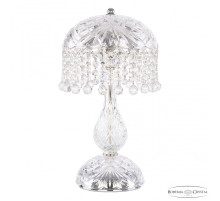 Настольная лампа декоративная Bohemia Ivele Crystal 1478 14781L1/22 Ni Balls