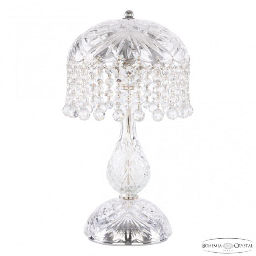 Настольная лампа декоративная Bohemia Ivele Crystal 1478 14781L1/22 Ni Balls