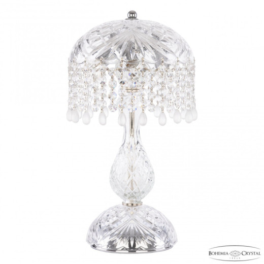 Настольная лампа декоративная Bohemia Ivele Crystal 1478 14781L1/22 Ni V0300